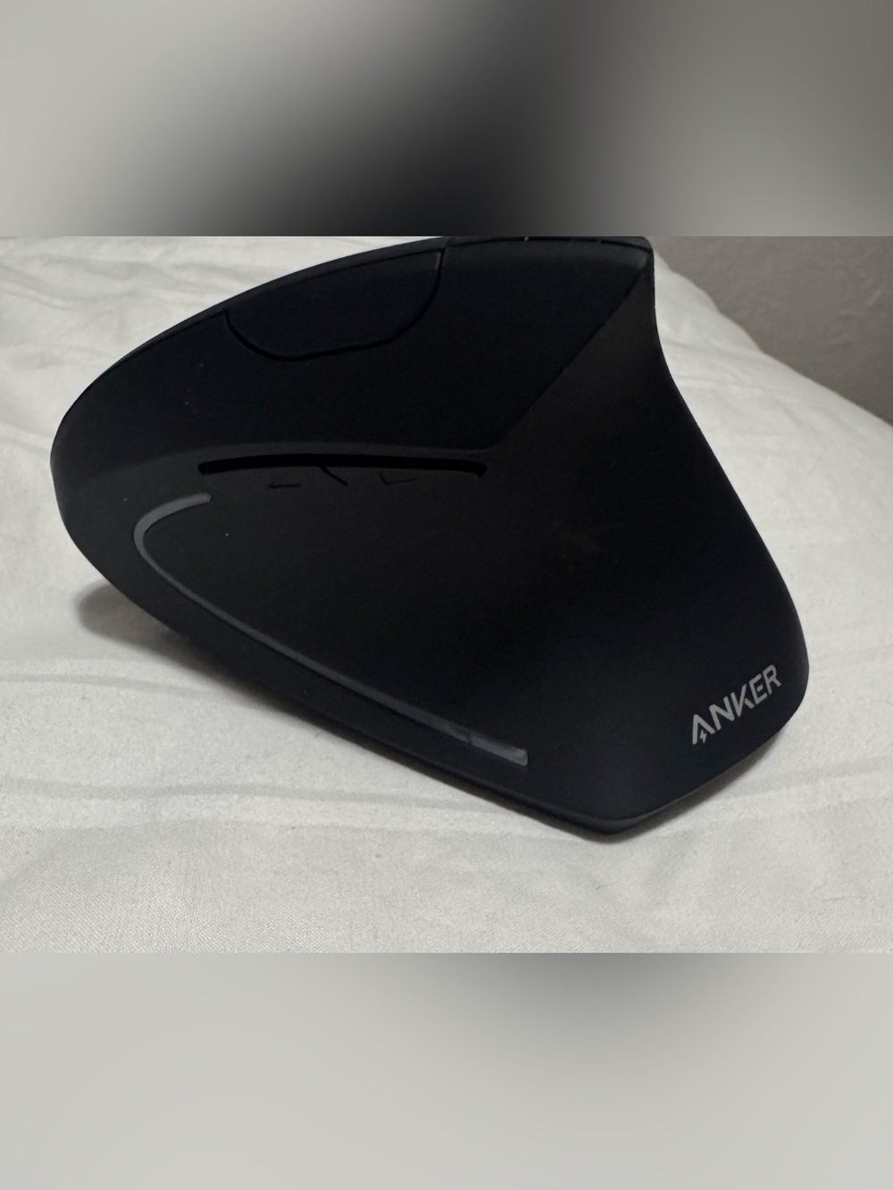 Anker Ergonomic Vertical Wireless Optical Computer Mouse Black Vertical Mouse